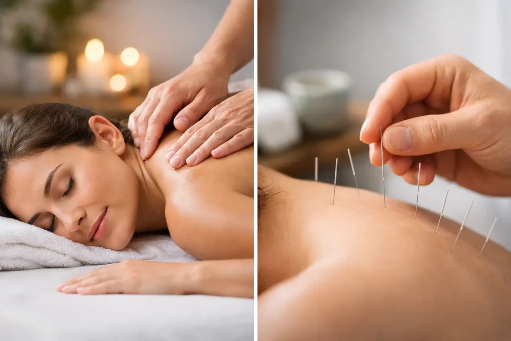 Massage Therapy vs Acupuncture: Which Helps?